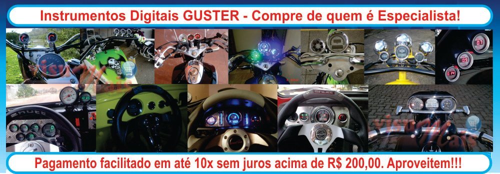Instrumentos Digitais GUSTER para todos os veiculos e aplicaes industriais